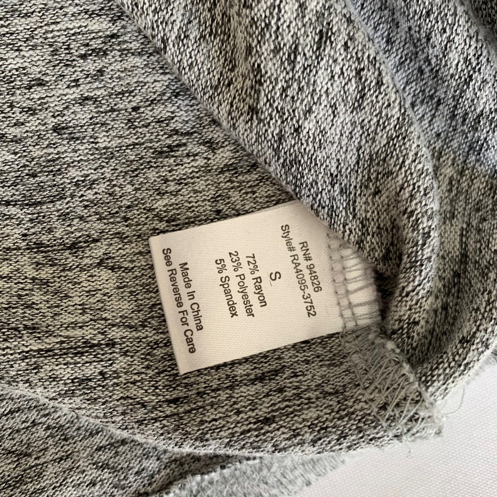 Tempted Sweater Top Women S Grey Marled Knit Bell Sleeve Preppy Coquette Y2K - Picture 4 of 7